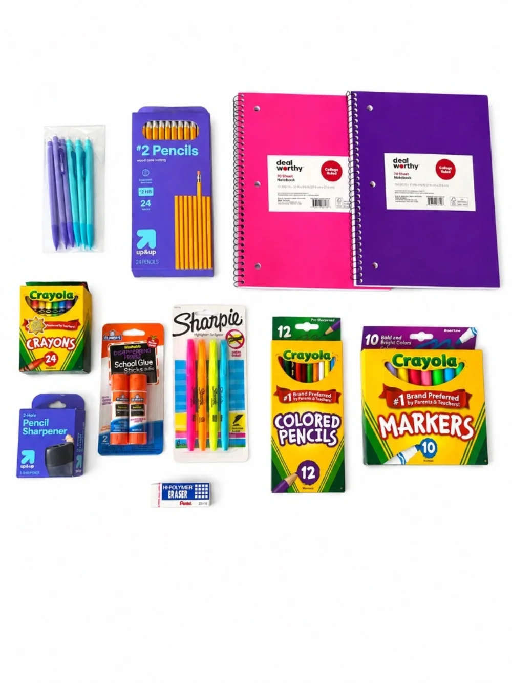 86-Piece Back-to-School Supply Bundle – Brand New